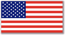 USA Polyester Flags 12inch x 18inch Pk12