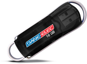 USB 2.0 Flash / Key Drive - 16GB - Dane Elec zMate - #CLEARANCE