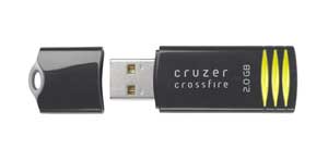 USB 2.0 Flash / Key Drive - 2GB - Sandisk Cruzer Crossfire ~ LIMITED STOCK