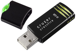 USB 2.0 Flash / Key Drive - 8GB - Sandisk Cruzer Crossfire