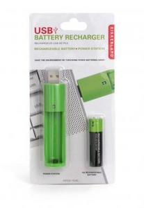 usb Battery Charger AA Pair