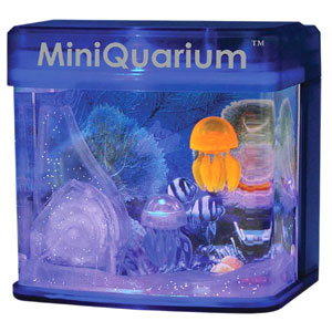 Powered MiniQuarium with Jellyfish