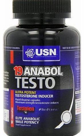 19 Anabol Testo Testosterone Inducer Capsules - Tub of 90