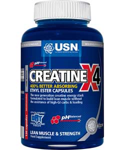 USN Creatine X4 - 120 Capsules