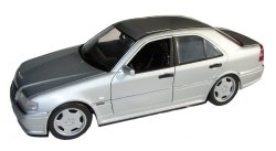 UT 1:18 Scale Mercedez Benz C36 AMG 1997 Silver