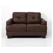 utah Leather Sofa, Chocolate