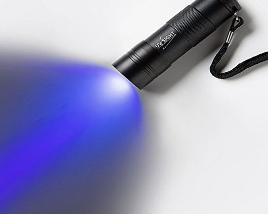 UV SightTM UV Sights Handheld Blacklight Stain amp; Urine Detector Torch. The Best Ultra Violet Flashlight to Find Stains on Carpet, Rugs or Furniture Material. 3 x AAA Batteries Included amp; Inserted