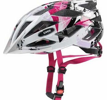 Airwing 52-57cm Bike Helmet - White and Pink