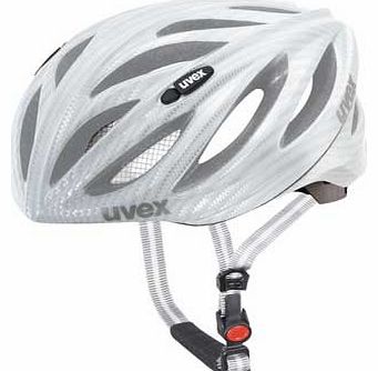 Boss Race 52-56cm Bike Helmet - Silver