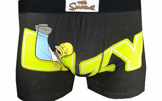 UWear Homer Simpson Lazy Boxer Shorts - Medium