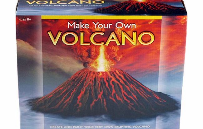 UWOOD Make Your Own Erupting Volcano Science Model Kit - Older Boys Toy Set