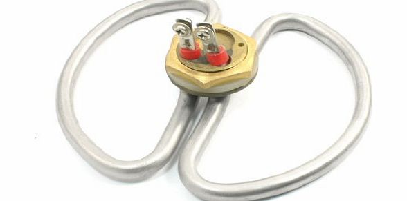 uxcell Home Dual D Shape Spiral Heating Element Water Heater AC 220V 1.5KW