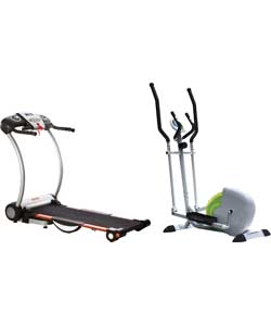 V-Fit 99 Treadmill and Elliptical Cross Trainer Bundle