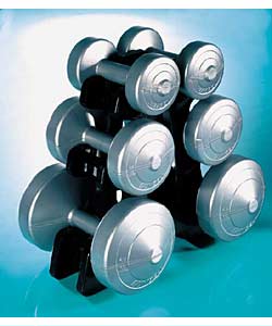 V-fit Vinyl Dumbbell Tree Set