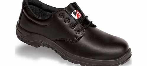 V12 Safety Footwear V6411 Beaver Black Metal Free Work Shoes with Composite Toe Cap and Midsole Protection