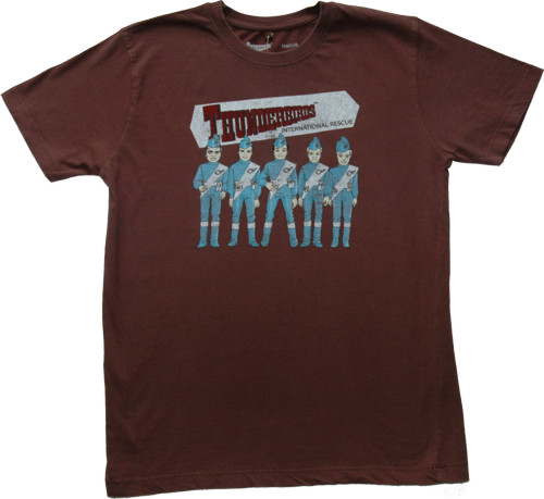 Brown Thunderbirds Team Men` T-Shirt from Vacant