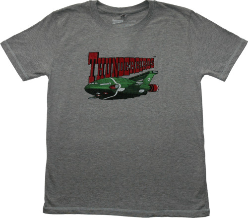 Vacant Men` Grey Thunderbird 2 T-Shirt from Vacant