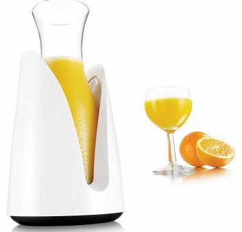 Vacu Vin Tabletop Serving Carafe with Cooler - White