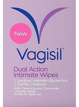 Vagasil Vagisil Dual Action Intimate Wipes 10165690