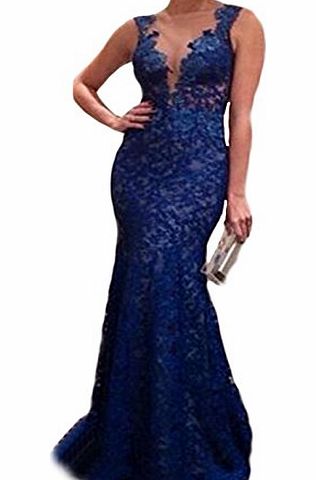 Vakind Sexy Evening Party Ball Prom Gown Formal Bridesmaid Cocktail Dress (M=UK10-UK12)