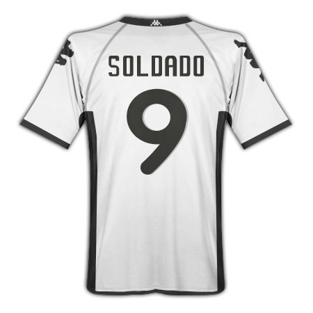 Valencia Kappa 2010-11 Valencia Kappa Home Shirt (Soldado 9)