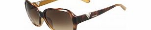 Valentino Havana and Gold V613SR Sunglasses