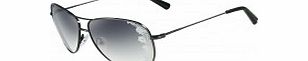 Valentino Ladies Dark Gunmetal V101S Sunglasses