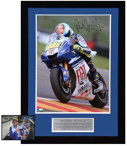 Valentino Rossi and#8211; Signed 2008 and8216;Face Helmetand8217; Presentation and8211; Edition of 46