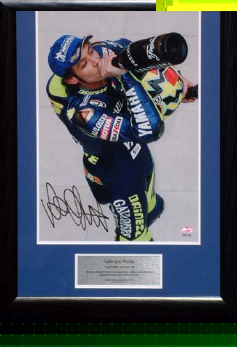 Valentino Rossi signed and framed limited edition photo - WAS andpound;289.99