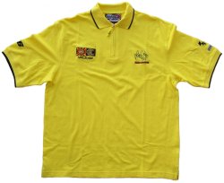 Valentino Rossi Valentino Rossi Zip Polo Shirt (Yellow)