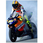 Rossi`s First MotoGP Win 2002 Honda