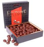 Equinoxe Noir, dark chocolate enrobed nuts