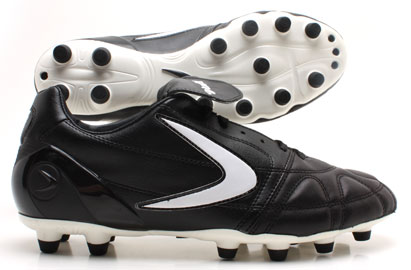 Audace LX FG Football Boots Black/White