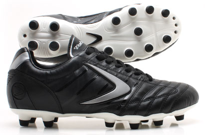 VS 85 FG Football Boots Black/White