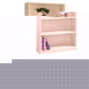 5 shelf 80cm Bookcase, Maple effect