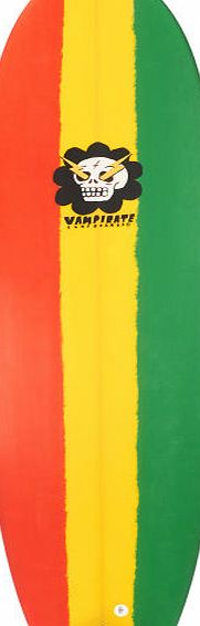 Vampirate Gravedigger PU Surfboard - Rasta