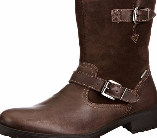 Van Dal Womens Gill Biker Boots 1988320 Brown 6 UK, 39 EU, Wide