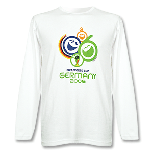 Van Dillen Asiatex 2006 World Cup 2006 Logo L/S tee - White
