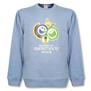 2006 World Cup 2006 Logo Sweat Top - Sky Blue