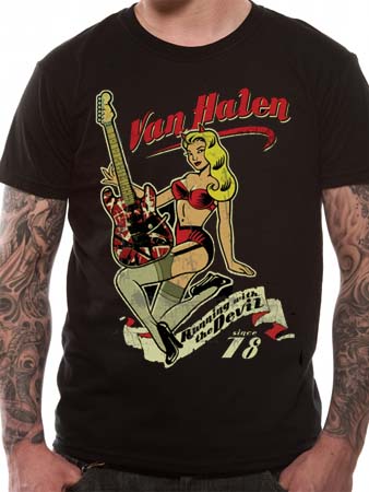 Van Halen (Pin Up) T-shirt cid_8065TSBP
