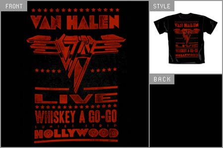 Van Halen (Whiskey) T-Shirt cid_7587TSBP