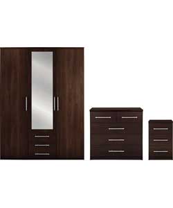 Vancouver 3-Piece 3 Door Wardrobe Package -