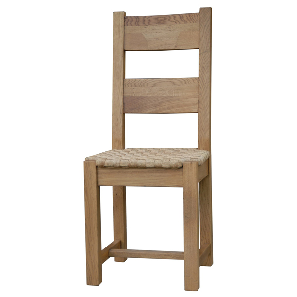 Vancouver Dining Chairs with Jute Seat - Pair