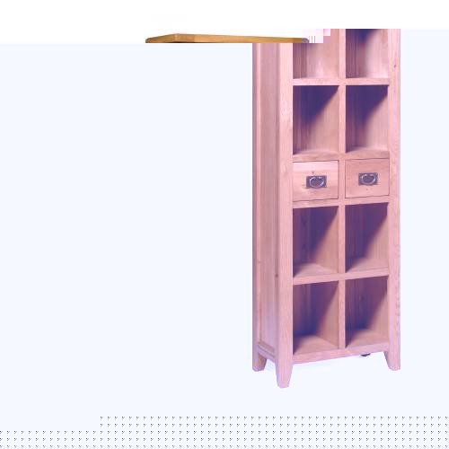 Vancouver Oak Bookcase 720.004