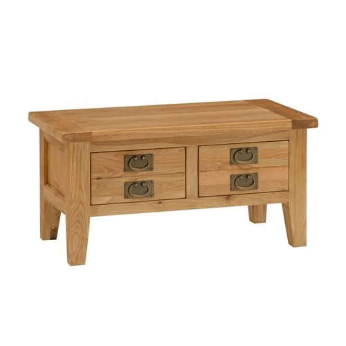 Vancouver Oak Medium 2 Drawer Coffee Table 720.089