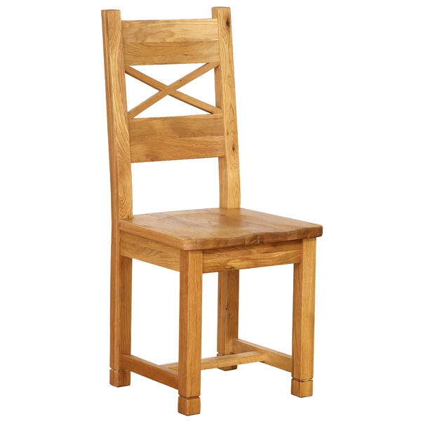 Vancouver Oak Petite Dining Chairs with Timber
