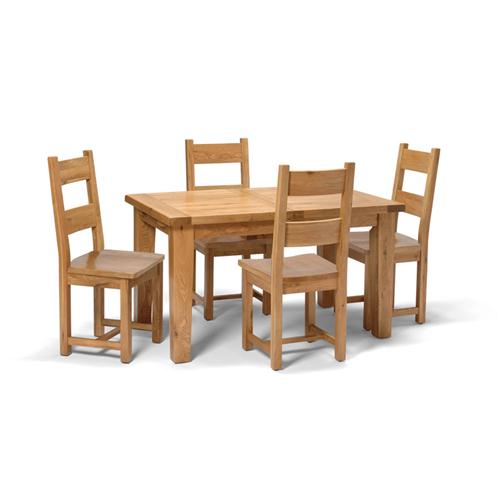 Small Dining Set - Wooden Chairs