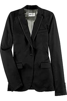 Vanessa Bruno Athe Satin trim blazer