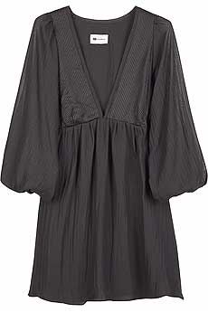 Silk panel tunic top