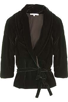 Vanessa Bruno Belted velvet jacket